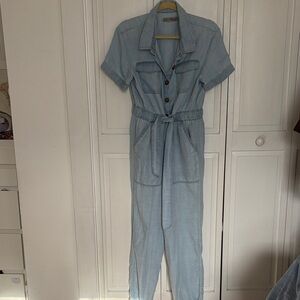 Light Wash Denim  Jumpsuit